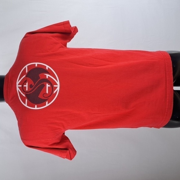 Tech9 Strange Music Records spellout logo double-sided Men's Med rap t-shirt - Picture 2 of 5